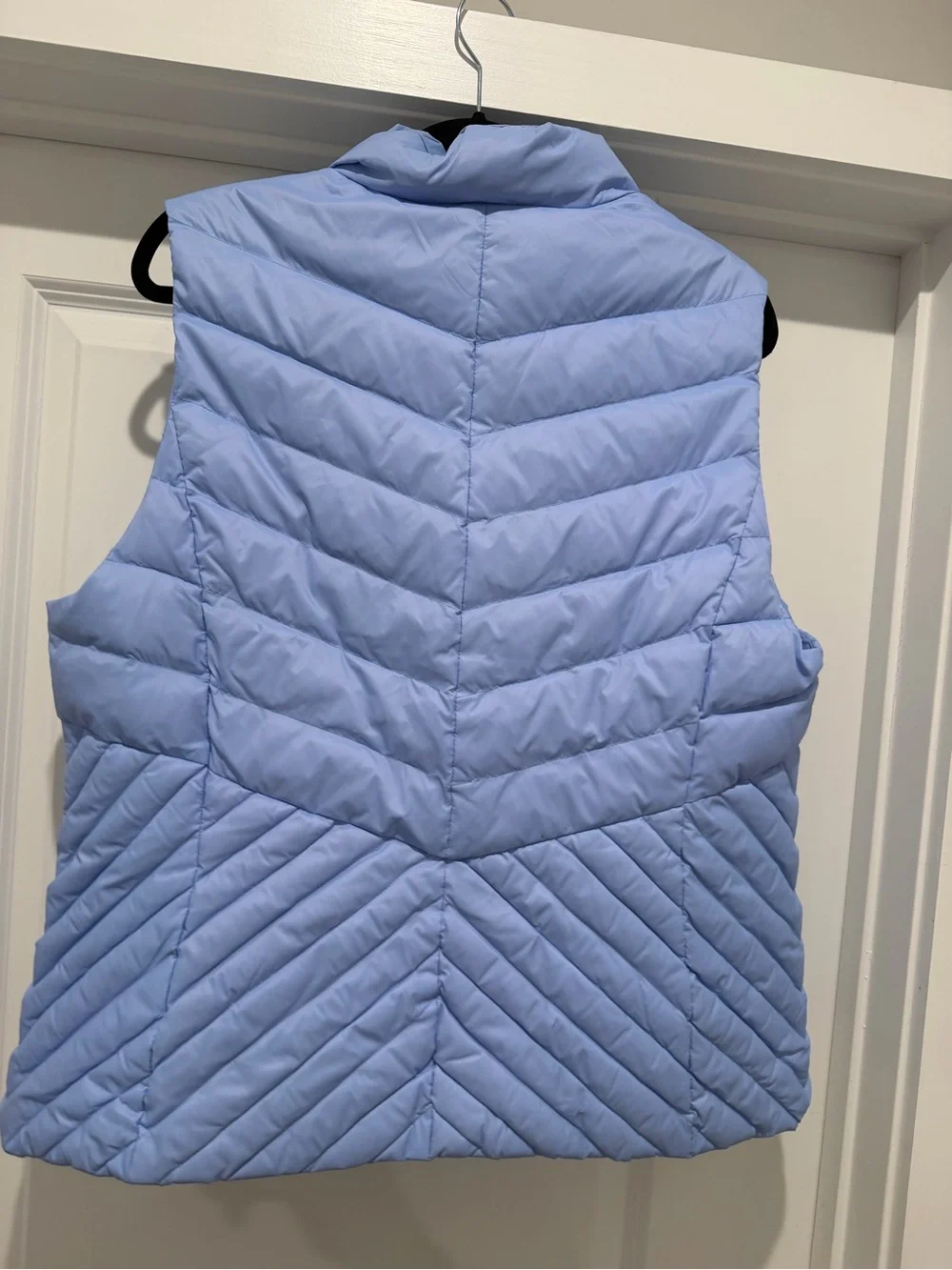 Talbots Blue Quilted Puffer Vest for Women- Size XL